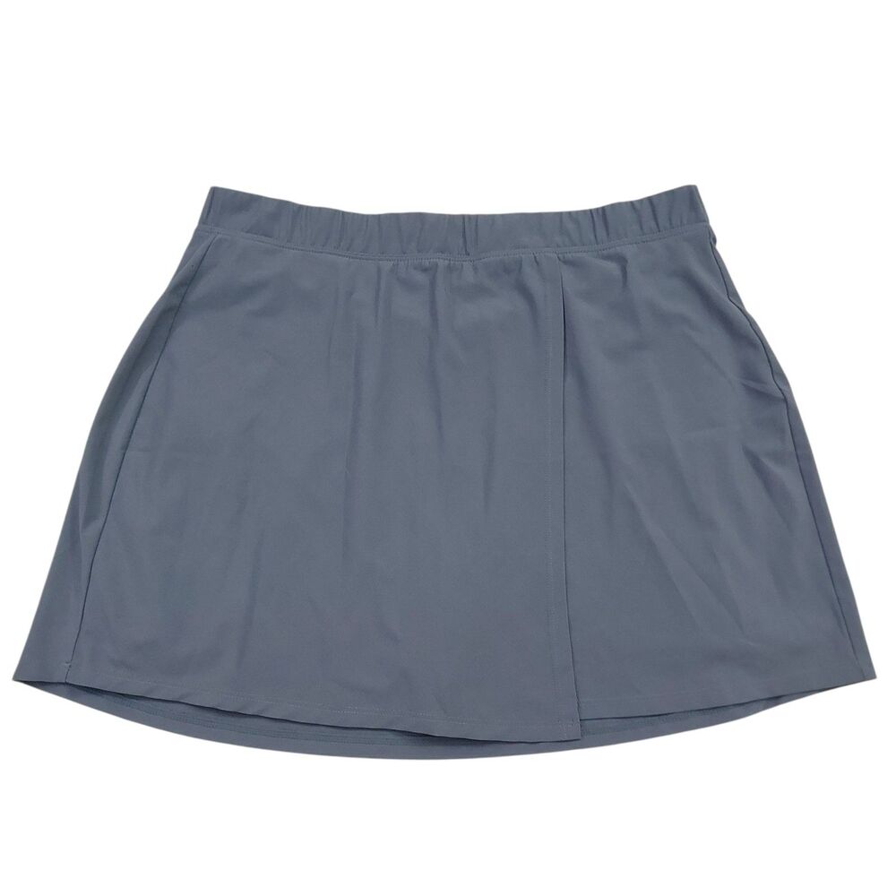 Abercrombie & Fitch Skorts Womens Large Gray Stretch Athletic Golf Tennis - Picture 6 of 10
